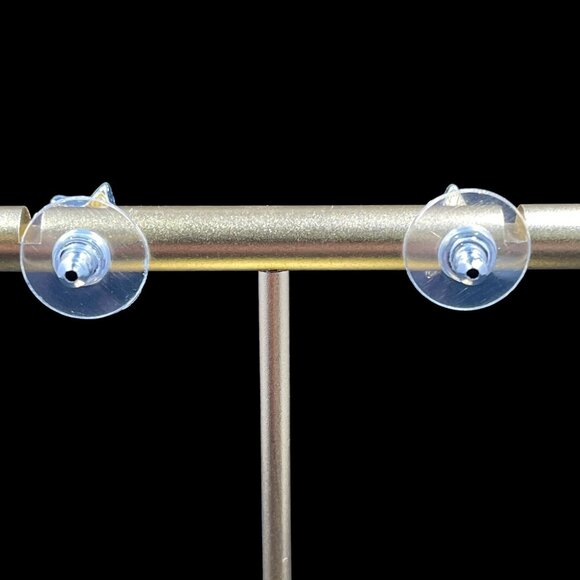 Swarovski Crystal Star Earrings Silver Coquette Teen Gift Holiday Glam Sparkly - Picture 6 of 6